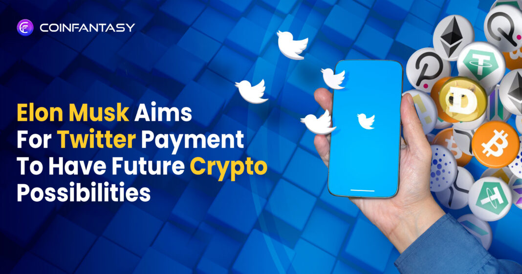 Elon Musk Aims For Twitter Payment To Have Future Crypto Possibilities