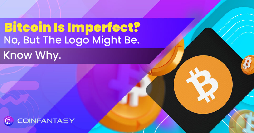 Bitcoin logo's flaw