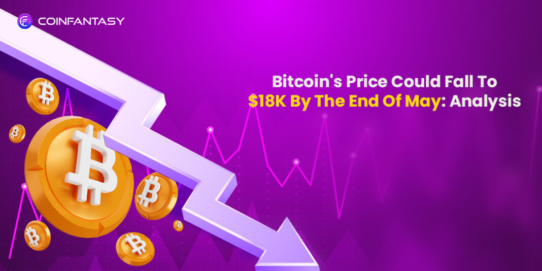 Bitcoin's Price Could Fall To $18K By The End Of May